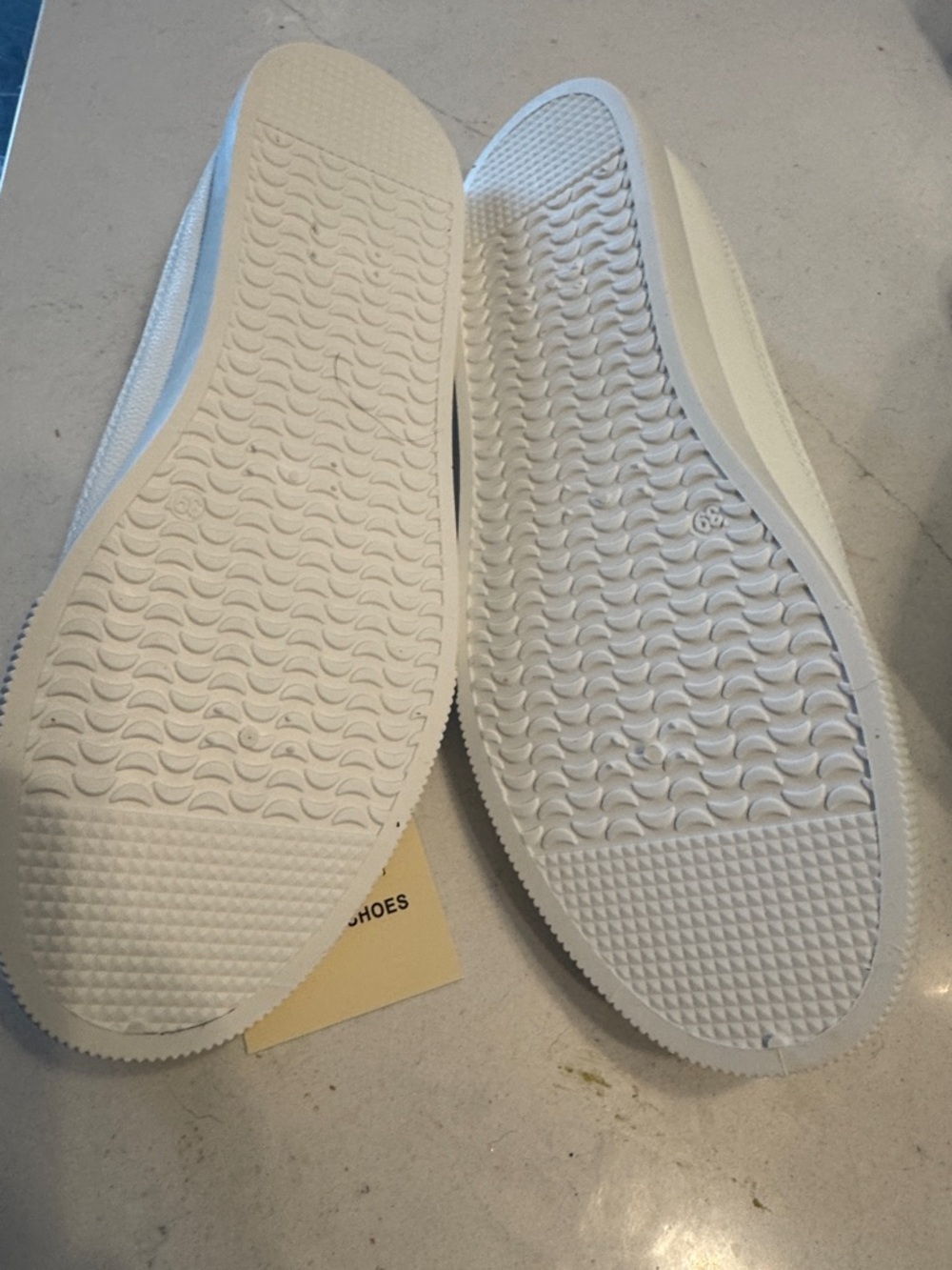 ME Makeover Essentials White Low-Top Lace-Up Women's Sneakers - Picture 4 of 5
